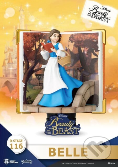 Disney diorama Book series - Belle 13 cm (Beast Kingdom), Beast Kingdom, 2022