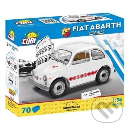 Stavebnice COBI Fiat 500 Abarth 595, 1:35, Magic Baby s.r.o., 2022