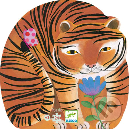 Siluetové puzzle: Tiger na prechádzke, Djeco, 2023