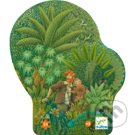 Siluetové puzzle: V džungli, Djeco, 2023