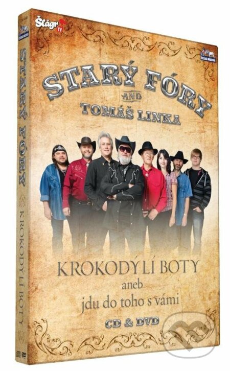 Krokodýlí boty aneb Jdu do toho s vámi (CD + DVD) - Starý fóry & Tomáš Linka - film z kategorie Hudba, sport a hobby