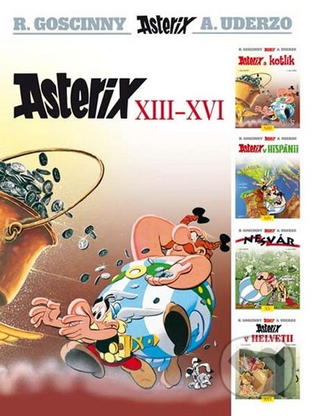 Asterix XIII - XVI - René Goscinny, Albert Uderzo, Egmont ČR, 2013