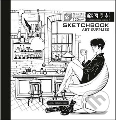 Sketchbook RELAX (20 x 20 cm čistý)