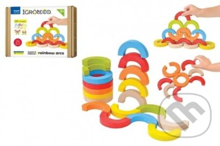 Hra balanční dřevo 24 dílků - hra z kategorie Stavebnice