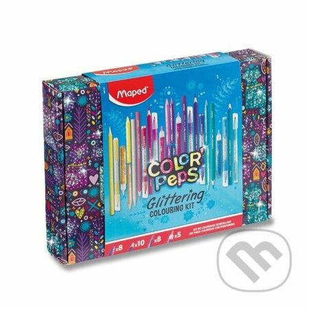 Maped Výtvarný kufřík - Glitter 31 ks