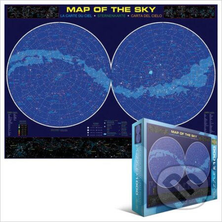 Mapa nebe, EuroGraphics, 2014