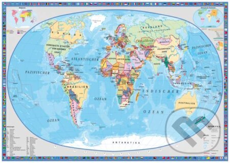 Politická mapa sveta, Schmidt, 2014