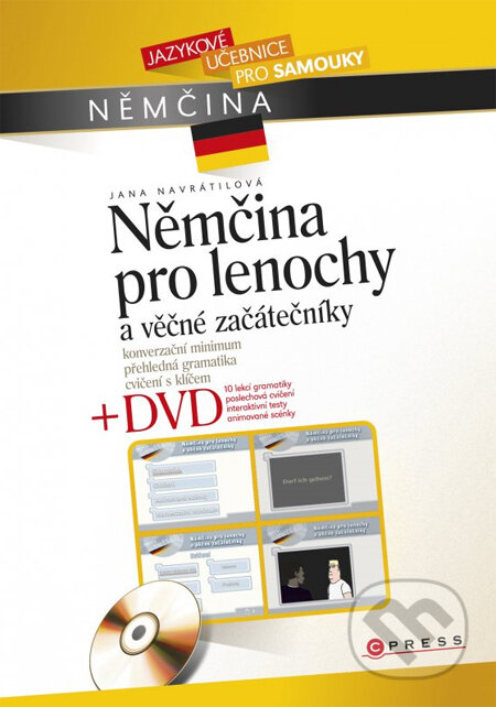 Němčina pro lenochy a věčné začátečníky + DVD - Jana Navrátilová, Edika, 2014
