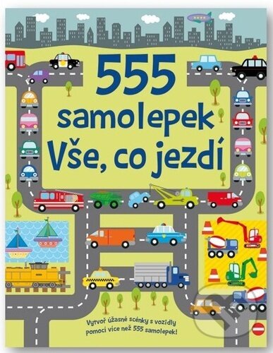 555 samolepek - Vše, co jezdí, Svojtka&Co., 2023