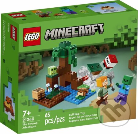 LEGO® Minecraft® 21240 Dobrodružstvo v močiaroch, LEGO, 2023