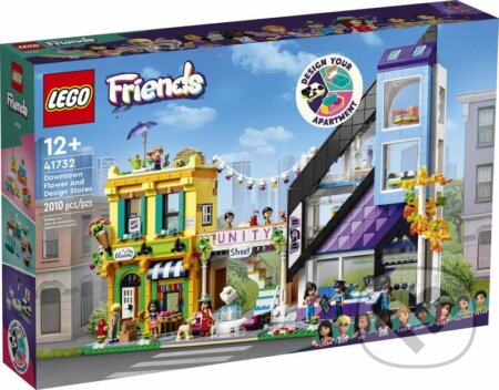 LEGO® Friends 41732 Kvetinárstvo a dizajnérske štúdio v centre mesta, LEGO, 2023