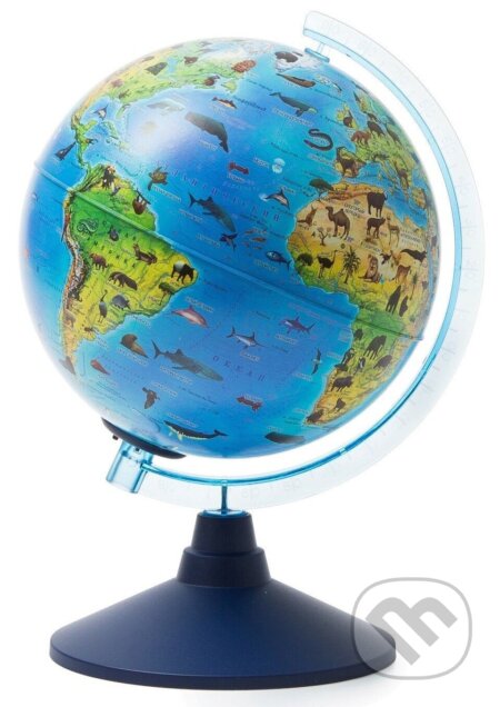 Alaysky&#039;s 25 cm ZOO Globe For pre - school kids EN, Trefl, 2023