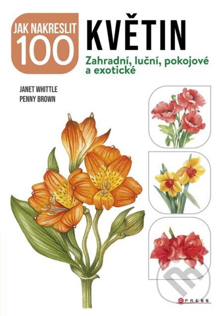 Jak nakreslit 100 květin - Kolektiv, CPRESS, 2023