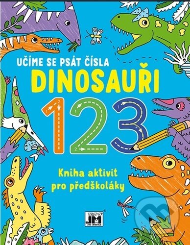 Učíme se psát čísla Dinosauři, Jiří Models, 2023