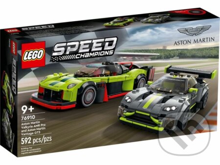 LEGO® Speed Champions 76910 Aston Martin Valkyrie AMR Pro a Aston Martin Vantage GT3, LEGO, 2023