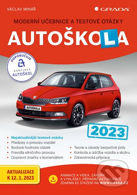 Autoškola 2023 (CZ) - Václav Minář, Grada, 2023