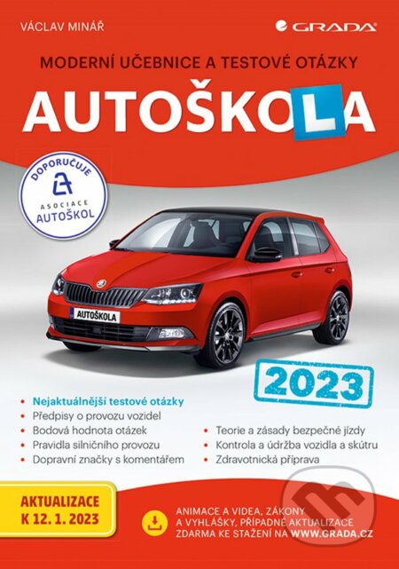 Autoškola 2023 (CZ) (Moderní učebnice a testové otázky) - kniha z kategorie Autoškoly