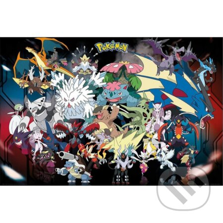 Plagát Pokémon - Mega Evolution, ABYstyle, 2023