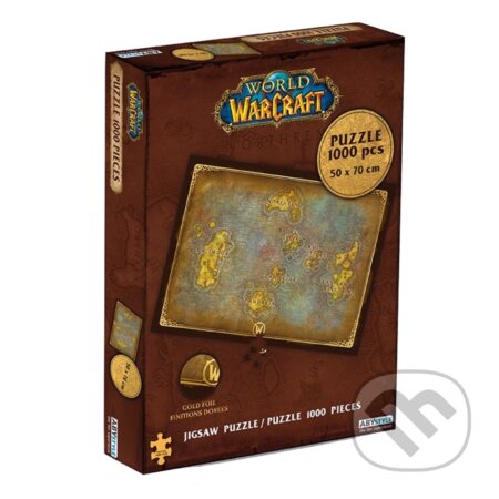 Puzzle World of Warcraft - Mapa Azerothu, ABYstyle, 2023