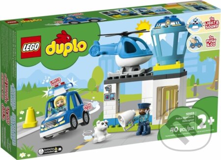LEGO® DUPLO® 10959 Policajná stanica a vrtuľník, LEGO, 2023