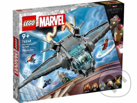 LEGO® Marvel 76248 Tryskáč Avengerov Quinjet, LEGO, 2023