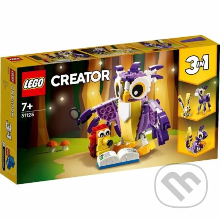 LEGO® Creator 31125 Fantazijné lesné stvorenia, LEGO, 2023