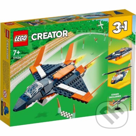 LEGO® Creator 31126 Nadzvuková stíhačka, LEGO, 2023
