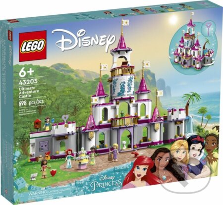 LEGO® Disney 43205 Nezabudnuteľné dobrodružstvo na zámku, LEGO, 2023