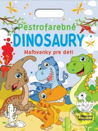 Pestrofarebné dinosaury - Maľovanky pre deti, Foni book, 2023