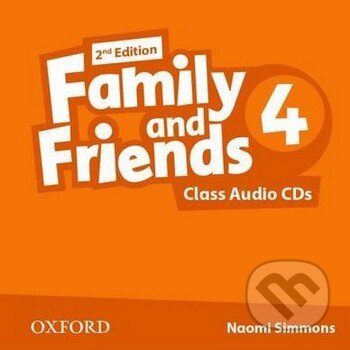 Family and Friends 4 - Class Audio CDs (Second edition) - audiokniha z kategorie Jazykové učebnice a slovníky