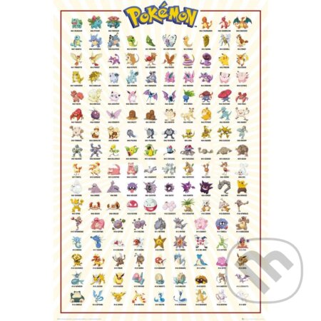 Plagát Pokémon Kanto