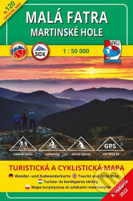 Malá Fatra - Martinské hole 1: 50 000