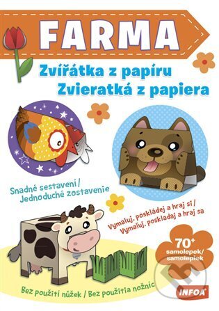 Zvířátka z papíru - Farma - kniha z kategorie Úkoly pro děti