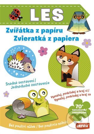 Zvířátka z papíru - Les - kniha z kategorie Úkoly pro děti