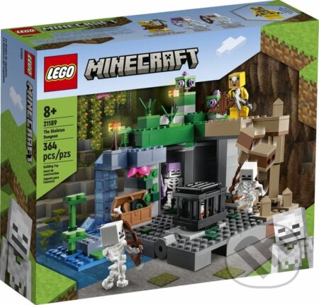 LEGO® Minecraft 21189 Jaskyňa kostlivcov, LEGO, 2023
