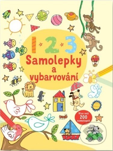 Samolepky a vybarvovaní 1 2 3, Svojtka&Co., 2023