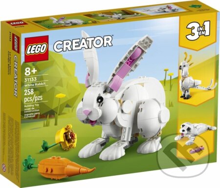 LEGO® Creator 3 v 1 31133 Biely králik, LEGO, 2023