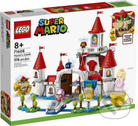 LEGO® Super Mario™ 71408 Hrad Peach – rozširujúci set, LEGO, 2023