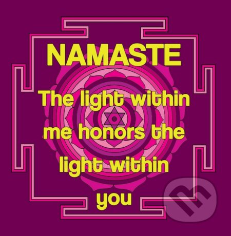 Motivačná karta: Namaste The light within me..., Madhuka, 2014