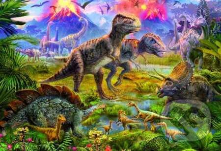 Puzzle: Zhromaždenie dinosaurov (Educa)