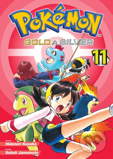 Pokémon 11: Gold a Silver - Hidenori Kusaka, Satoši Jamamoto (Ilustrátor), Crew, 2023