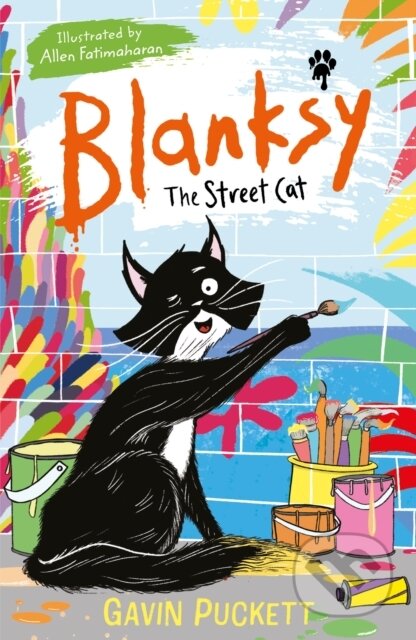 Blanksy the Street Cat - Gavin Puckett, Allen Fatimaharan (ilustrátor), Faber and Faber, 2023