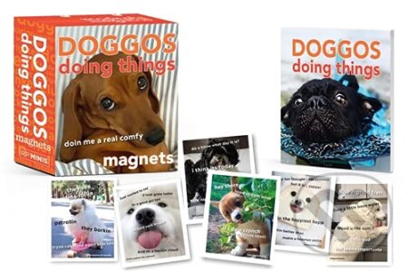 Doggos Doing Things Magnets