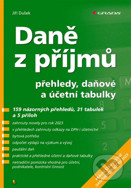 Daně z příjmů - Jiří Dušek, Grada, 2023