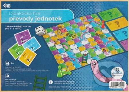 Převody jednotek (Desková didaktická hra) - hra z kategorie Vzdělávací hry