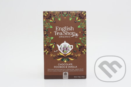 Rooibos s čokoládou a vanilkou 20 x 2 g, English Tea Shop, 2023