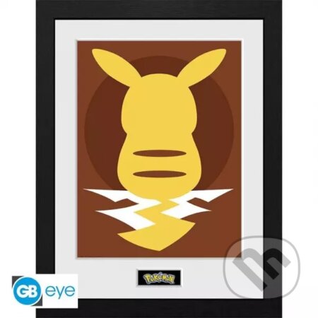 Pokémon Zarámovaný plagát - Pikachu Silhouette 25, ABYstyle, 2023