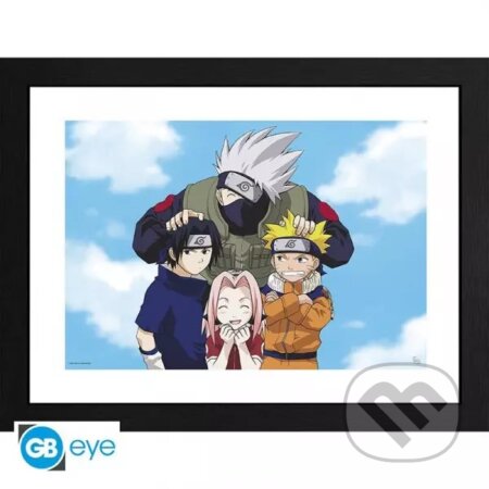 Naruto Zarámovaný plagát - Photo Team 7, ABYstyle, 2023