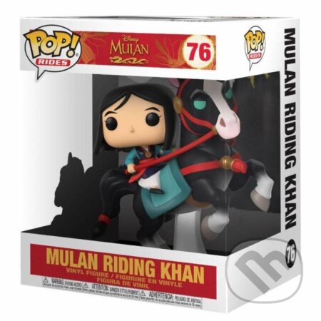 Funko POP Ride: Mulan - Mulan on Khan, Funko, 2023