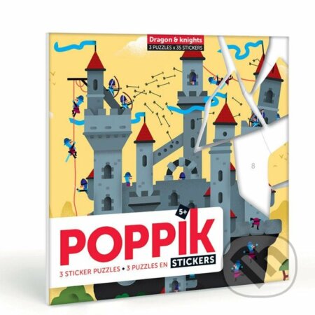 Samolepkové puzzle - Tři prasátka